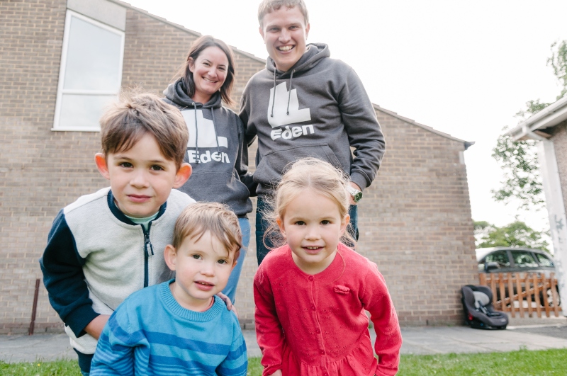 Tom Grant and family