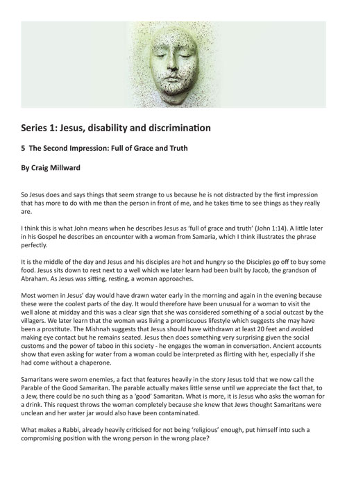 Series1 JesusDisabilityAndDisc