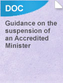 SuspensionAccreditedMinister d