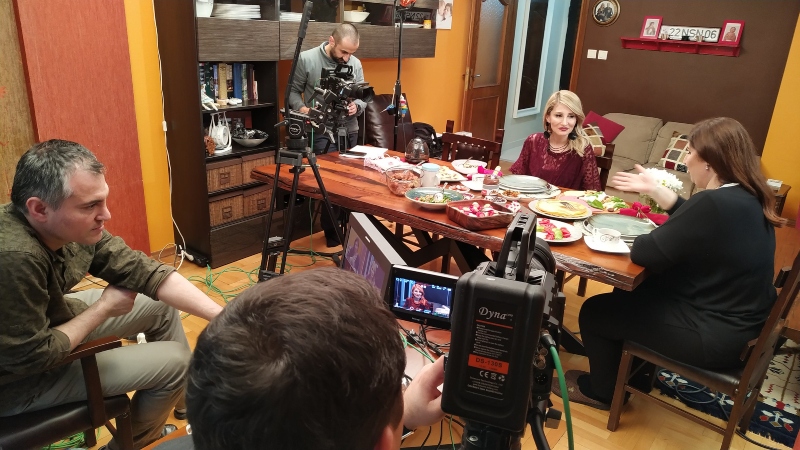 SAT 7 Filming One Kitchen One 