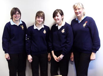 Girls Brigade selected to work